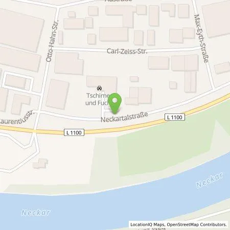 Standortübersicht der Tankstelle Tschirner u. Fuchs GmbH & Co. KG in 71642 Ludwigsburg