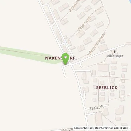 Standortübersicht der Tankstelle Seehotel am Neuklostersee (Seehotel Nalbach OHG) in 23992 Nakenstorf