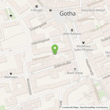 Standortübersicht der Tankstelle Gothaer Stadtwerke ENERGIE GmbH in 99867 Gotha