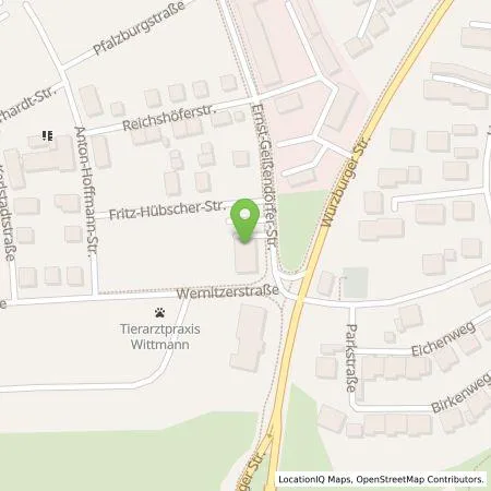 Standortübersicht der Tankstelle Ströbel Hausverwaltung GmbH in 91541 Rothenburg