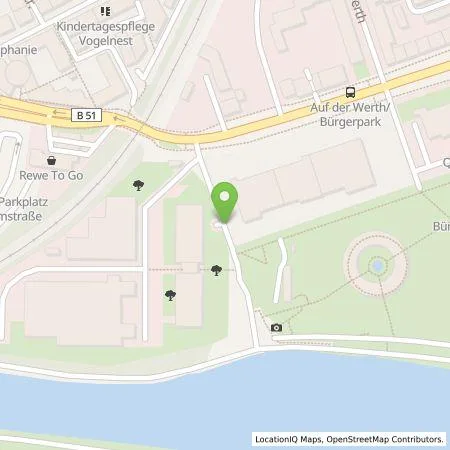 Standortübersicht der Tankstelle STEAG Technischer Service GmbH in 66115 Saarbrücken