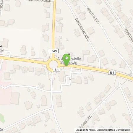 Standortübersicht der Tankstelle Stadtwerke Geseke GmbH in 59590 Geseke