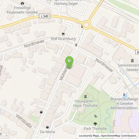 Standortübersicht der Tankstelle Stadtwerke Geseke GmbH in 59590 Geseke