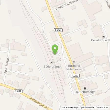 Standortübersicht der Tankstelle Gemeinde Süderbrarup, Gebietskörperschaft in 24392 Süderbrarup