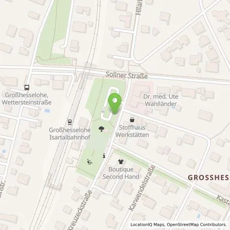 Standortübersicht der Tankstelle Gemeinde Pullach i. Isartal in 82049 Pullach i. Isartal