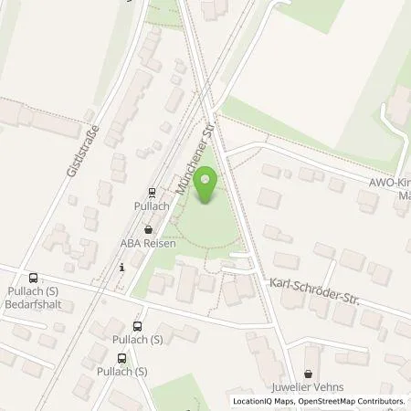 Standortübersicht der Tankstelle Gemeinde Pullach i. Isartal in 82049 Pullach i. Isartal