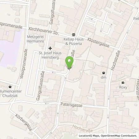 Standortübersicht der Tankstelle Alliander Netz Heinsberg GmbH in 52525 Heinsberg