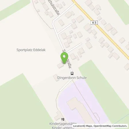 Standortübersicht der Tankstelle Gemeinde Eddelak in 25712 Eddelak