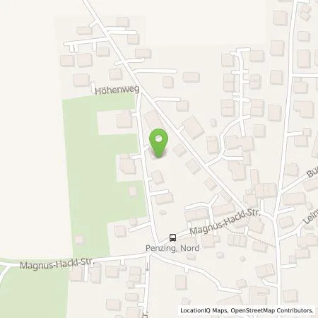 Standortübersicht der Tankstelle Michael Antonitsch in 86929 Penzing