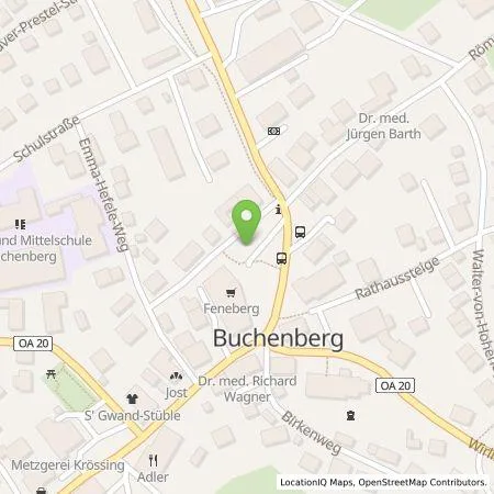 Standortübersicht der Tankstelle Anton Barth in 87474 Buchenberg