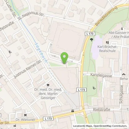 Standortübersicht der Tankstelle Regioladen+ GmbH & Co.KG in 78050 Villingen-Schwenningen