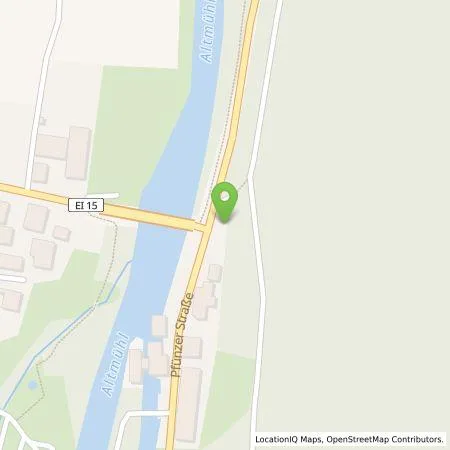 Standortübersicht der Tankstelle Bauer Energietechnik e.K. in 85137 Walting