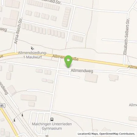 Standortübersicht der Tankstelle Stadtwerke Sindelfingen Mobility GmbH in 71069 Sindelfingen