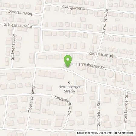 Standortübersicht der Tankstelle Stadtwerke Sindelfingen Mobility GmbH in 71069 Sindelfingen