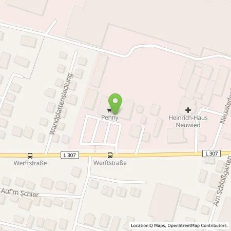 Standortübersicht der Tankstelle EnBW mobility+ AG und Co.KG in 56566 Neuwied