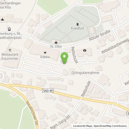 Standortübersicht der Tankstelle Sanus Capital GmbH in 92431 Neunburg vorm Wald