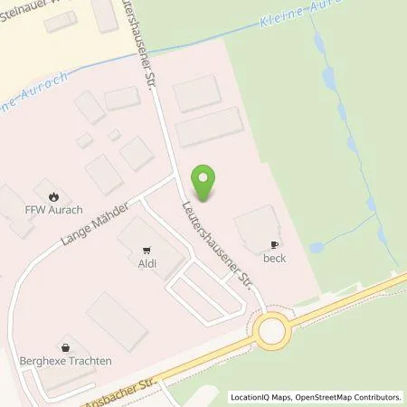 Standortübersicht der Tankstelle IONITY GmbH in 91589 Aurach