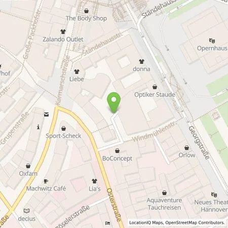 Standortübersicht der Tankstelle enercity AG in 30159 Hannover