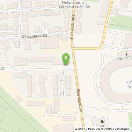 Standortübersicht der Tankstelle Stadtwerke Leipzig GmbH in 04229 Leipzig