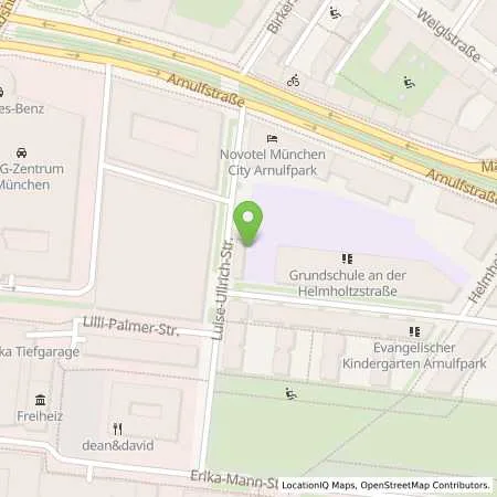 Standortübersicht der Tankstelle Park One GmbH in 80636 München