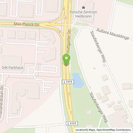 Standortübersicht der Tankstelle PZ Sportwagen Vertriebs GmbH in 74074 Heilbronn