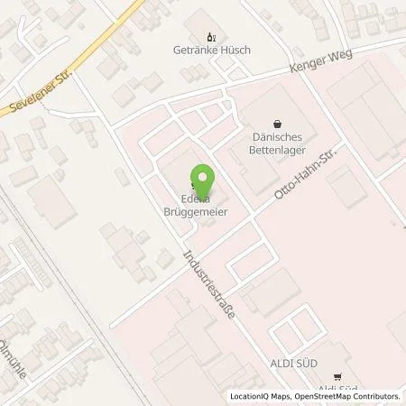 Standortübersicht der Tankstelle ALDI SÜD Immobilienverwaltungs-GmbH & Co. oHG in 47647 Kerken