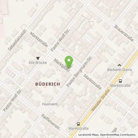 Standortübersicht der Tankstelle Stadtwerke Wesel GmbH in 46487 Wesel