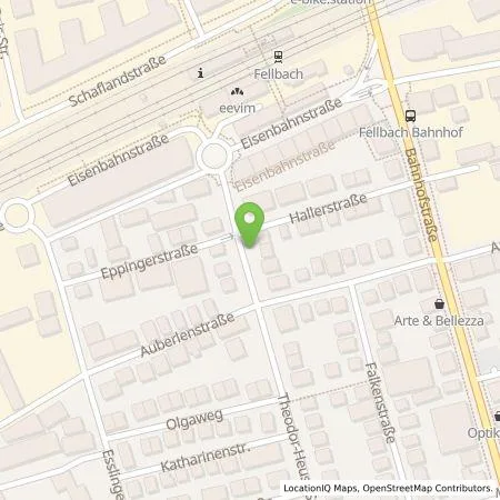 Standortübersicht der Tankstelle deer GmbH in 70736 Fellbach