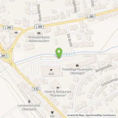 Standortübersicht der Tankstelle ALDI SÜD Immobilienverwaltungs-GmbH & Co. oHG in 67731 Otterbach