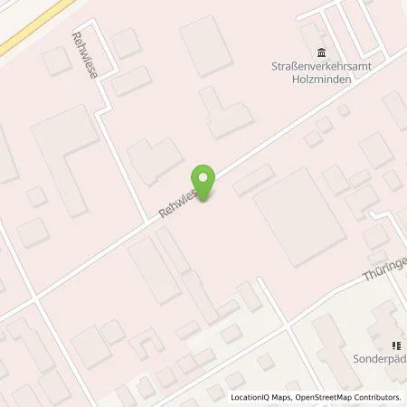 Standortübersicht der Tankstelle Westfalen Weser Ladeservice GmbH in 37603 Holzminden