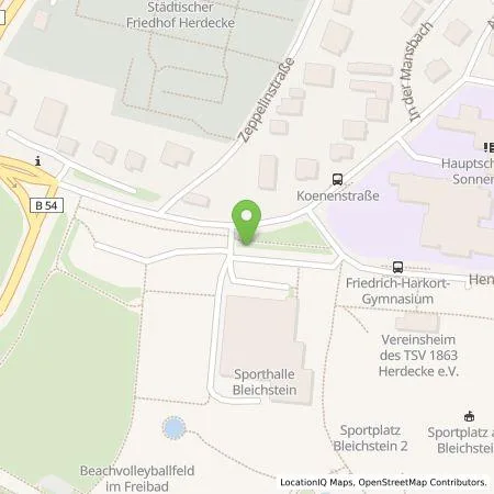 Standortübersicht der Tankstelle Mark-E Aktiengesellschaft in 58313 Herdecke