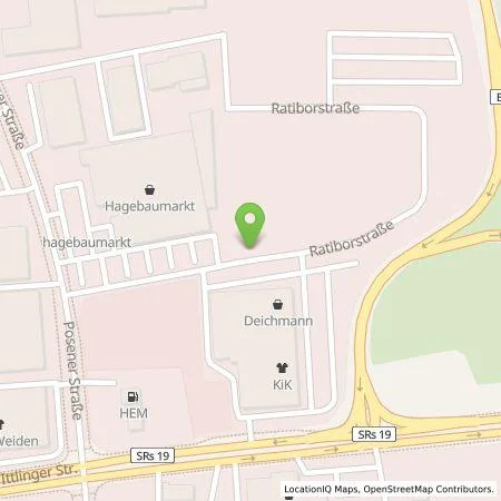 Standortübersicht der Tankstelle EnBW mobility+ AG und Co.KG in 94315 Straubing