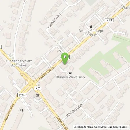 Standortübersicht der Tankstelle HOCHTIEF Ladepartner GmbH in 44869 Bochum