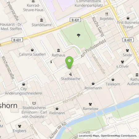 Standortübersicht der Tankstelle Stadtwerke Elmshorn in 25335 Elmshorn