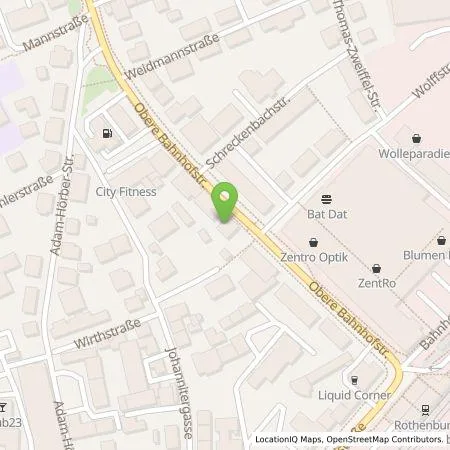 Standortübersicht der Tankstelle EnBW mobility+ AG und Co.KG in 91541 Rothenburg ob der Tauber