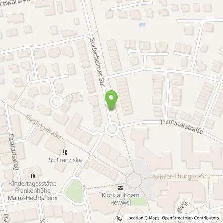 Standortübersicht der Tankstelle Mainzer Stadtwerke AG in 55129 Mainz