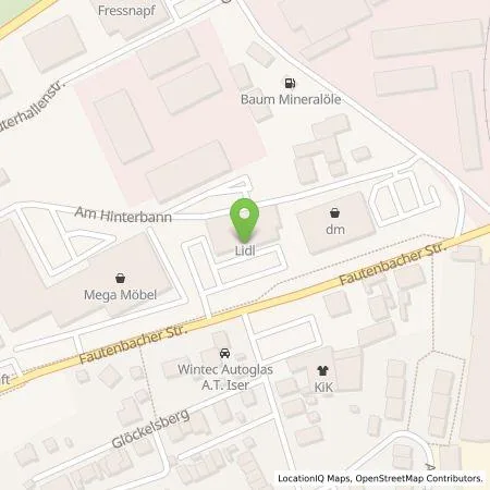 Standortübersicht der Tankstelle Lidl Dienstleistung GmbH & Co. KG in 77855 Achern