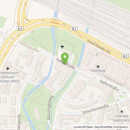 Standortübersicht der Tankstelle SWM Versorgungs GmbH in 81241 München