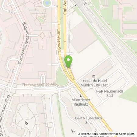 Standortübersicht der Tankstelle SWM Versorgungs GmbH in 81739 München