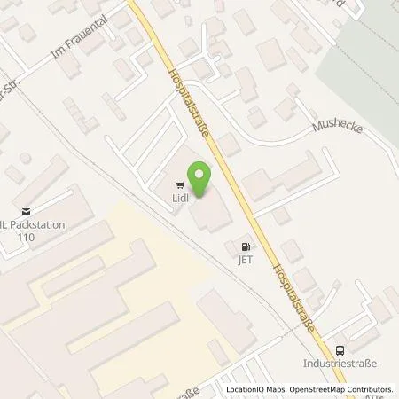 Standortübersicht der Tankstelle Lidl Dienstleistung GmbH & Co. KG in 35216 BIEDENKOPF