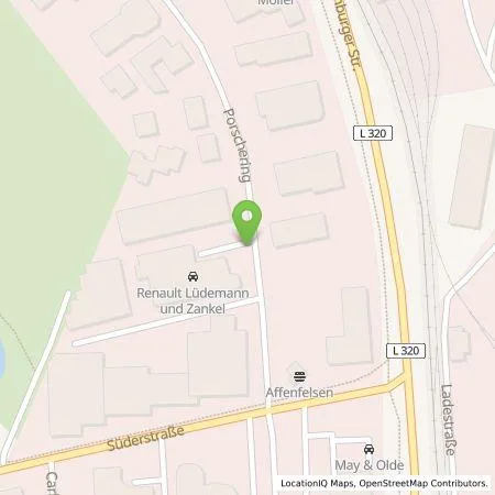 Standortübersicht der Tankstelle Stadtwerke Lübeck Energie GmbH in 24568 Kaltenkirchen