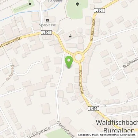 Standortübersicht der Tankstelle Ladestationen Südwest GmbH & Co. KG in 67714 Waldfischbach-Burgalben