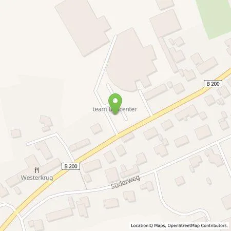 Standortübersicht der Tankstelle team energie GmbH & Co. KG in 24997 Wanderup