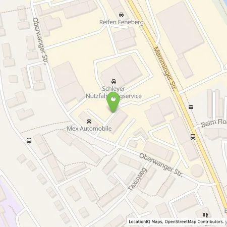 Standortübersicht der Tankstelle Haslach Bus GmbH in 87439 Kempten (Allgäu)