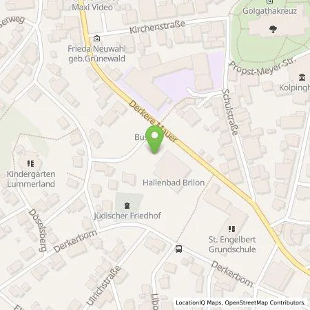 Standortübersicht der Tankstelle Stadtwerke Brilon Energie GmbH in 59929 Brilon