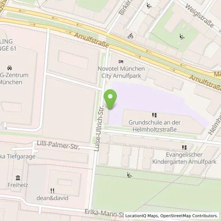 Standortübersicht der Tankstelle Park One GmbH in 80636 München