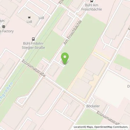 Standortübersicht der Tankstelle Stadtwerke Bühl GmbH in 77815 Bühl