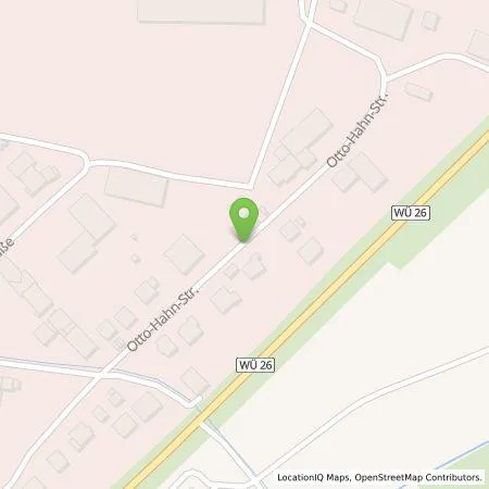 Standortübersicht der Tankstelle Stadtwerke Würzburg AG in 97230 Estenfeld