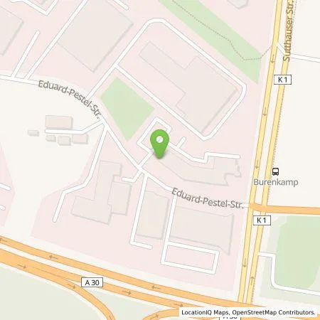 Standortübersicht der Tankstelle Q1 Energie AG in 49080 Osnabrück