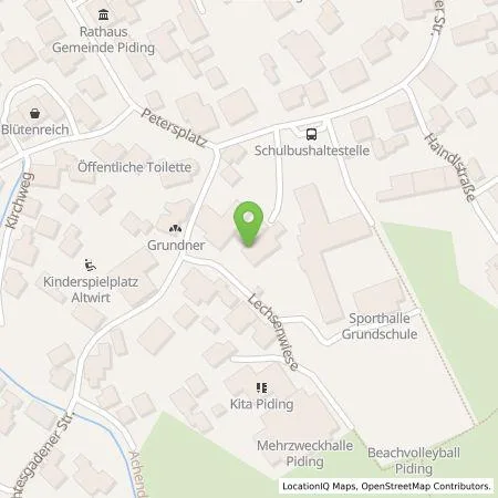 Standortübersicht der Tankstelle Gemeinde Piding in 83451 Piding